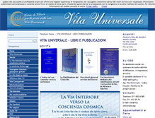 Tablet Screenshot of libri-vita-universale.com